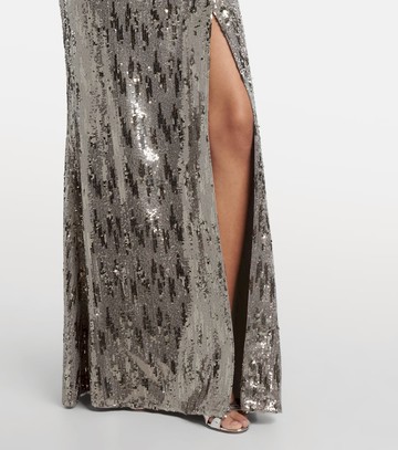 Elie Saab Sequined strapless gown