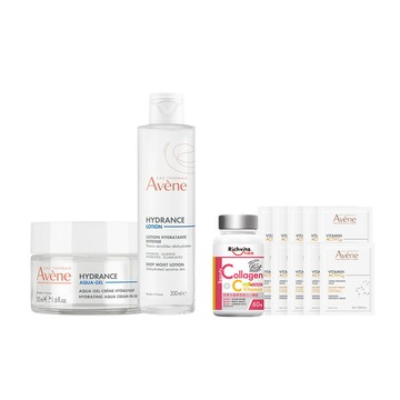 Avene 官方直營 保濕透亮水水組