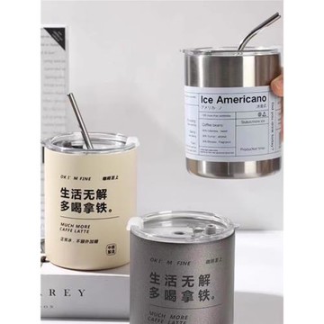 家用不銹鋼保溫水杯女士便攜式大容量便攜杯