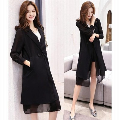 カーディガン テーラードジャケット レディース トレンチコート シフォン 夏 通勤 薄手 ビジネス サマージャケット スーツジャケット 卒業式 面接 通販 Lineポイント最大get Lineショッピング