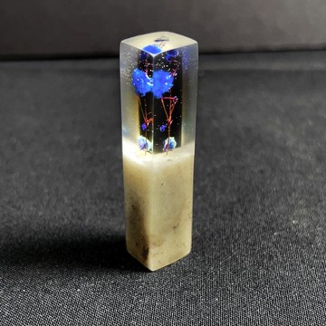 客製化手工印章-|永生花樹脂印章 1.2 x 1.2 CM|篆刻印章