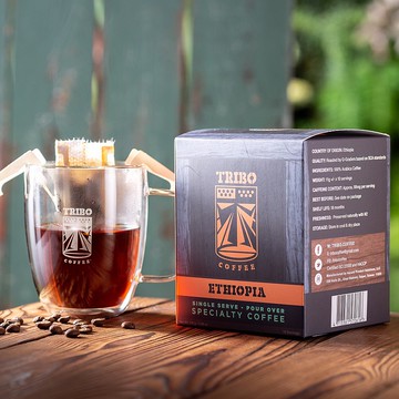 衣索比亞 • 西達摩 水洗 淺焙濾掛式咖啡 (5入 / 10入盒裝)