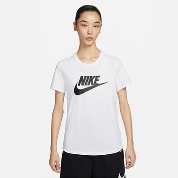 NIKE 上衣 女款 短袖上衣 運動 AS W NSW CLUB SS TEE ICN FTRA 白 DX7907-100