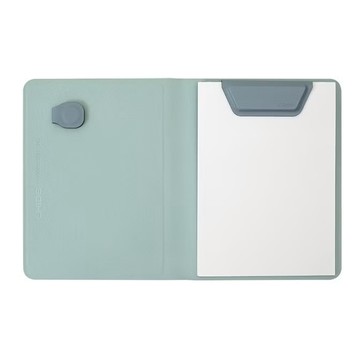 LHiDS 四季系列磁吸收納筆記本 A6 防水PU皮革 鐵片  涼夏海藍  1本