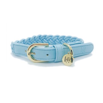 澳洲Happy Go Puppy 編織項圈-天藍色