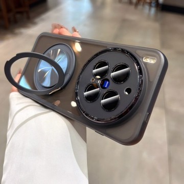 鏡頭膜保護 360磁吸支架 磨砂高透 手機殼 適用Vivo X300 X200 X100 Pro V70 FE 防摔殼