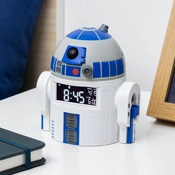 星際大戰 STAR WARS R2D2機器人造型 LED鬧鐘