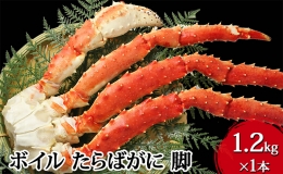 ボイル たらばがに 脚 6Lサイズ 1.2kg×1本 ＜ マルヤ水産 ＞ かに 蟹