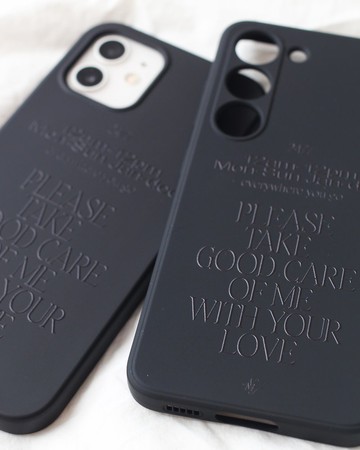 24/7 黑色果凍手機殼