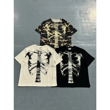 【JPPSC】2026SS 9090 Dot Bone Thermal Henley Neck Tee 骨頭 立領 短T