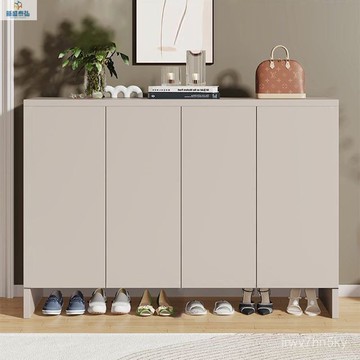 🍄全臺可上門安裝 破損補發 簡約家用多層鞋架環保收納置物架玄關落地櫃門口鞋櫃客廳儲物櫃子 CLQV