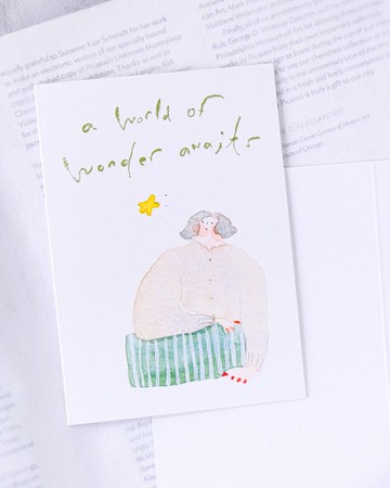 心意卡 - 滿滿驚喜 | 鼓勵卡 | 水彩女孩插畫 | dodolulu