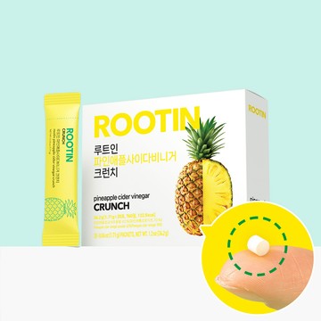 ROOTIN Pineapple Cider Vinegar Crunch 20 Sticks