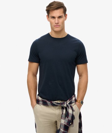 Superdry Men's Classic Essential T-shirt Navy Size: L