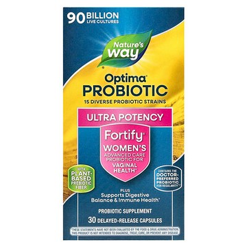 Nature's Way, Optima® 益生菌，Fortify® 女性專用，特強型，30 粒緩釋膠囊