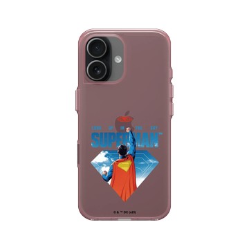 iPhone 17 Clear (相機按鈕) 晶醺玫 - Superman - Superman-飛上天際