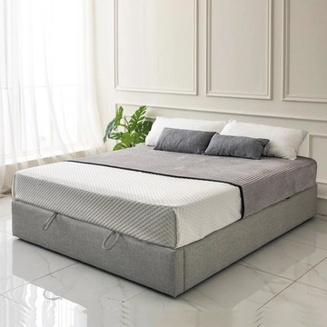 【obis】Tess 貓抓皮MIT收納床底(標準雙人5x6.2尺)訂製顏色