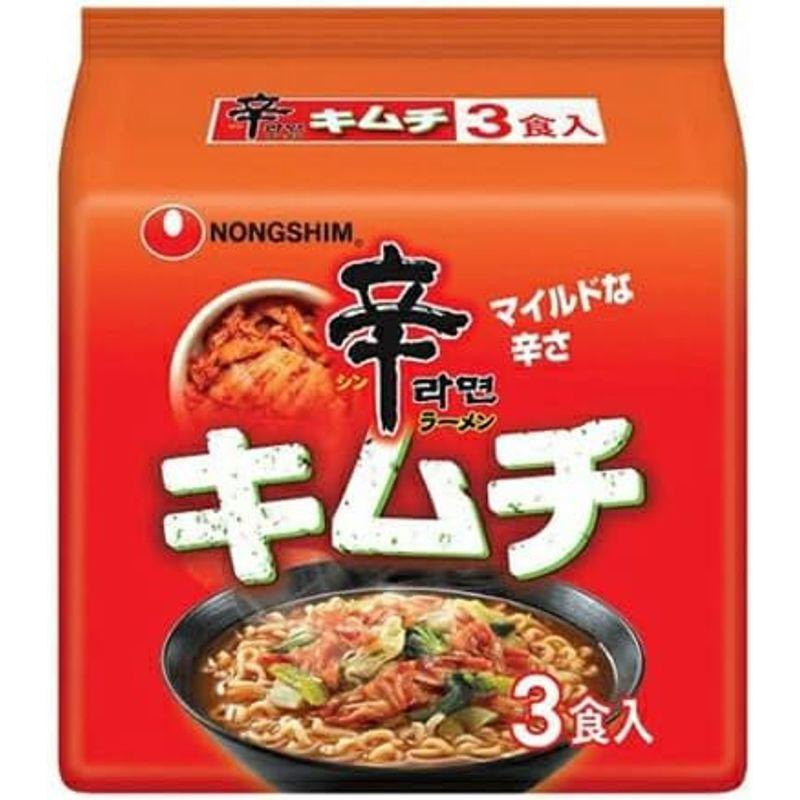 農心 辛ラーメン キムチ 袋麺 3袋入(120ｇ×3袋)×12個