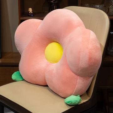 花朵抱枕靠背墊子沙發客廳靠墊辦公室護腰墊午睡枕頭學生床上靠枕