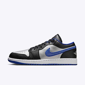 Nike Air Jordan 1 Low 553558-007 男 休閒鞋 運動 喬丹 低筒 閃電配色 藍黑銀
