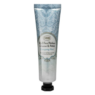 【SABON】Energizing Mint 二合一臉部純淨磨砂膏-薄荷 60ml