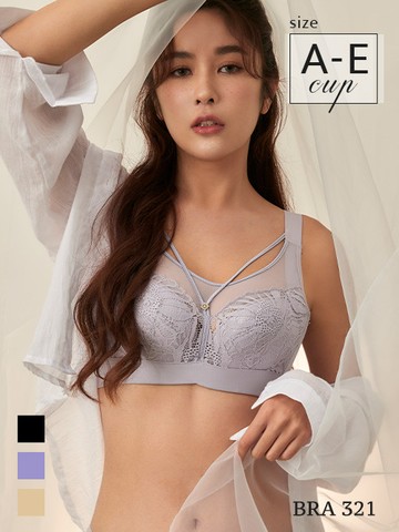 BRA321 記憶軟鋼圈精緻女神內衣單件 3色