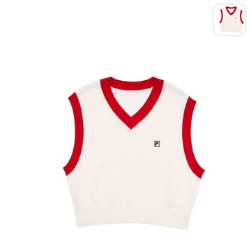 【FILA】女性 單穿背心-白色 5TKY-5424-WT