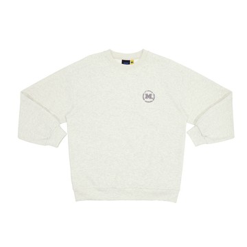 NCAA 大學T 白灰 密西根 刺繡 落肩 長袖 中性 7555100411
