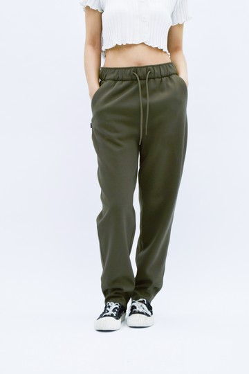 (L) stmalo高腰質感運動鬆緊腰綠色長褲