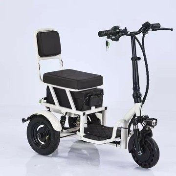 免運 開立發票 電動車 代步車 電動滑板車 折疊電動車 小型電動車  [迷你]新款電動三輪車家用小型老年人代步女士輕便折疊電瓶車單人