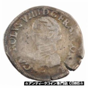 アンティークコイン コイン 金貨 銀貨 FRANCE, Teston, 1575, Nantes