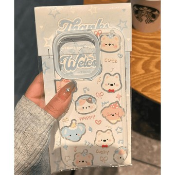 動物集合適用蘋果16PROMAX手機殼iPhone15卡通14個性13軟殼12