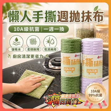 隔日達 懶人手撕週拋抹布 手撕抹布 抹布 擦拭布 百潔布 洗碗布 洗碗巾 吸水抹布 廚房抹布 懶人抹布 拋棄式抹布