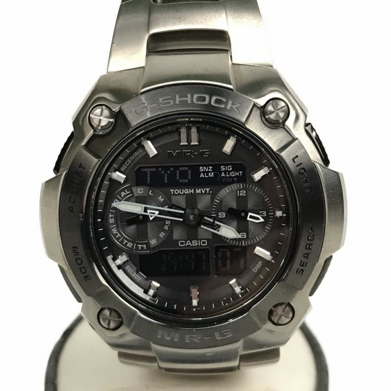 □□ CASIO カシオ G-SHOCK MR-G チタン 電波ソーラー 箱・取説・コマ付 MRG-7600D やや傷や汚れあり |  LINEショッピング