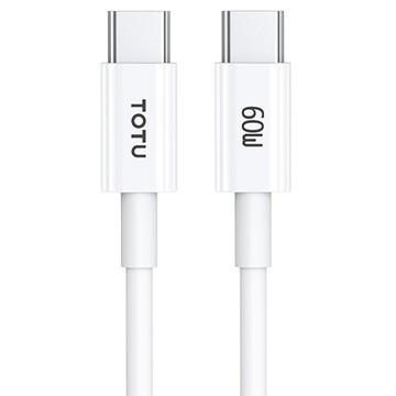 TOTU 拓途 NS CB-3-CC 系列 Type-C PD充電線傳輸線閃充線  1m  白色  1條