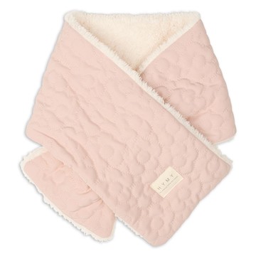 akachan honpo - 鋪棉圍巾-粉紅色 (寬：約13cm、全長：約77cm)