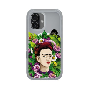 iPhone 17 AirX 流變灰 - Frida Kahlo - 卡蘿與猴子
