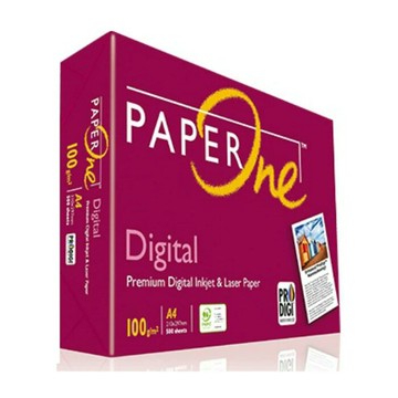 PaperOne Digital A4 彩印紙 彩印專業 影印紙 100P 100磅 4包 /箱 (紅包)｜領券最高折$220
