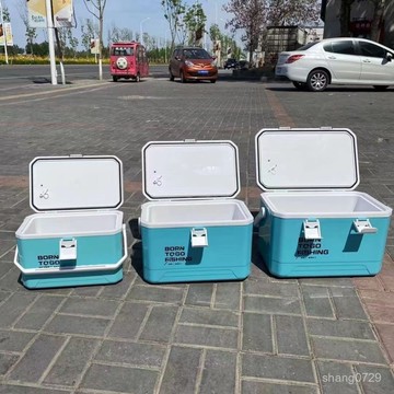 雷頓優選 小冰箱 活餌桶 活蝦桶 釣魚冰箱 釣魚冰桶 可掛打氣機(超取限一個) 小釣箱活蝦箱保溫裝魚釣魚養蝦多功能保鮮箱