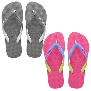 Havaianas 哈瓦仕 夾腳拖鞋 男鞋 女鞋 人字拖 基本款 灰/桃紅 4115549-5002/4115549-5784