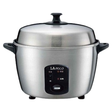 LA POLO 藍普諾 家庭式蒸氣電鍋 11人份 - #304 (18-8) 不鏽鋼中鍋 節能省電  LAN5-2216