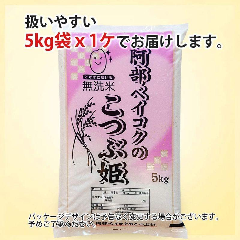 精米 無洗米 5kg こつぶ姫 山形県産 白米