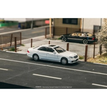 【東海模型】TARMAC WORKS 1/64 賓士 Mercedes-Benz S-Class Alabaster White 經典石膏白 T64G-072-WH