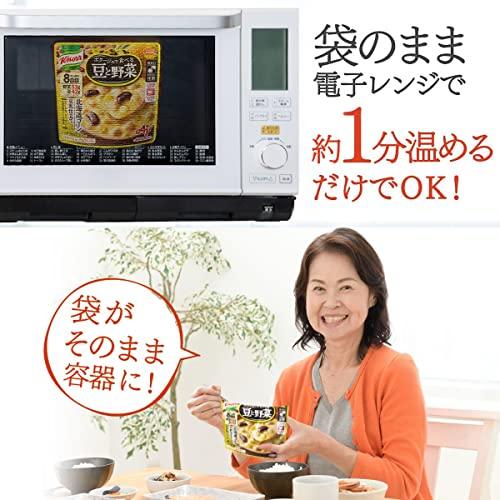 味の素 クノール ポタージュで食べる豆と野菜 北海道コーン豆乳仕立て   180g ×7個