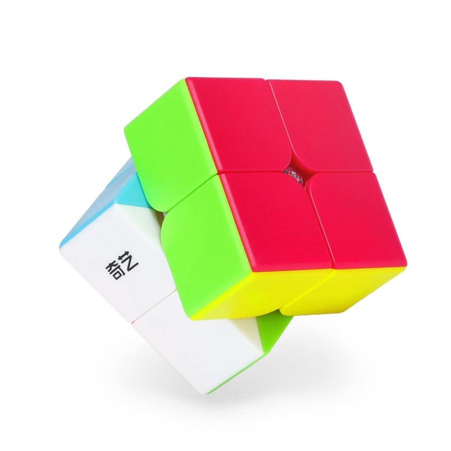 Vdealen Speed Cube Set, 2x2 3x3 4x4 5x5 Stickerless Speed Cube Bundle-  Bright Magic Cube Pack, Smooth Cube Puzzle with Gift Packing Games Toy