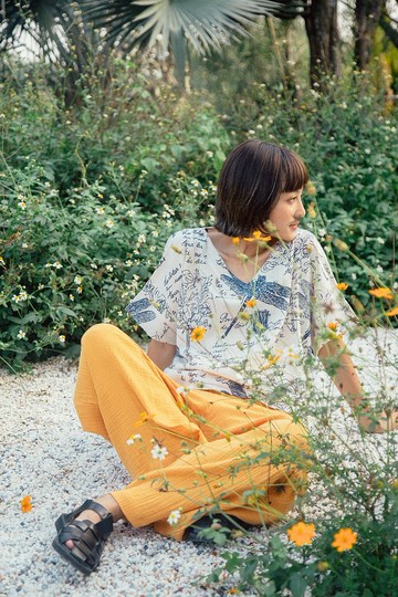 Mulmul 蜻蜓寬版罩衫