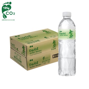 《泰山》Twist Water 環保包裝水600ml(24入)