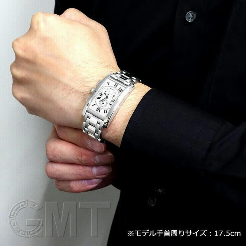 カルティエ タンクアメリカン LM クロノリフレックス W26033L1 CARTIER 中古メンズ 腕時計 送料無料 | LINEブランドカタログ