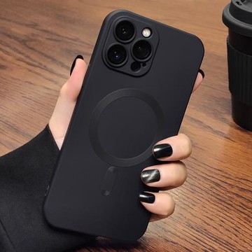 適用蘋果17ProMax手機殼iPhone16磁吸充電15Pro自帶鏡頭膜14硅膠防摔13軟殼12新款簡約保護套