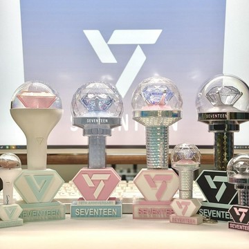 原創上新 SEVENTEEN 次 十週年應援棒收納底座 支架 收藏展示架 SVT三代克拉棒手燈燈座 桌面擺件